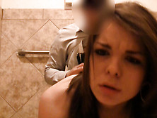 Teen Fucked Hard In The Bathroom During Casting