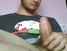 Shy Romanian Guy Masturbating On Cam