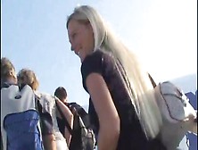 Blonde-Gives-Head-On-Airplane