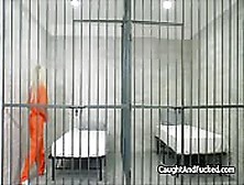 Blonde Convict Fucks In Jail