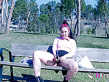 Teenage Sweetie Shows Herself In Public Before A Hard-Core Drilling!