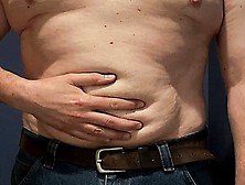 Dad Body Stomach Show Belly Fetish Video