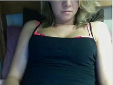 Sexy Golden-Haired Masturbate On Chatroulette