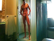 Hidden Cam Video Focusing On Chris Kohlers Naked Body