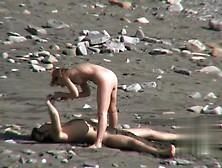 Nude Beach.  Voyeur Video 176