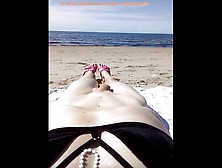 Missrose Ts - The Beach Bum Day - Oh No.. She Didnt? Fan Tribute - Selfiestick Anal - Dildo Public Masturbation Real Acup
