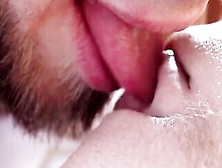 Close Up Cunt Licking.  Amazingly Hot Cunnilingus And Strong Female Orgasm