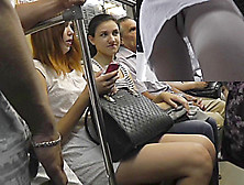 Nice Upskirt Videos Filmed In The Local Subway