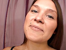Abby Kreuz Gives A Blowjob In Sticky Face Ending