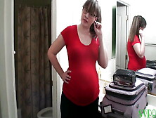 Looking On My 6 And A Half Months Pregnant Stepdaughter