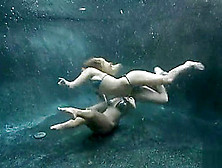 Underwater Sex Threesome