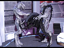 Aliens Plowing Each Other (Gay Furry Yiff) {Sfm Porn}