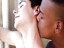 Adrian Hart And Leo Grand In Some Interracial Gay Sex Action