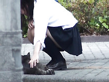Beautiful Foot Fetish Featuring Young Japanese Schoolgirl