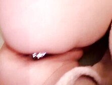 Extremely Soak Cunt Having Fun With A We-Vibe Jive + Booty Plug Close Up