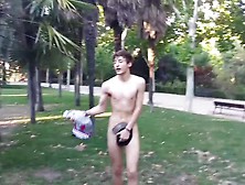 Guy Gets Naked In Public Dare