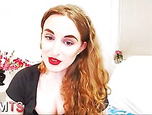 American Sexy Ass Blonde Milf Shemale Teasing Webcam