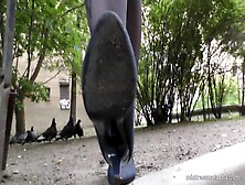 Slava - Aesthetic Kinky Shoes Licking - Outdoor Intro