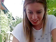 Crazy Webcam Clip With Blonde,  Public Scenes
