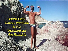 Wrestler Mask Cabo Beach Jerk Off