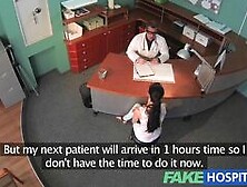 Fakehospital Sexy Patient Bent Over The Receptionists Desk And Fucked Hard