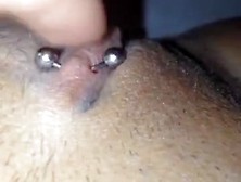 Amateur Teen Playing With Pierced Pussy